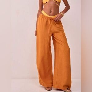 Flowy straight leg pants